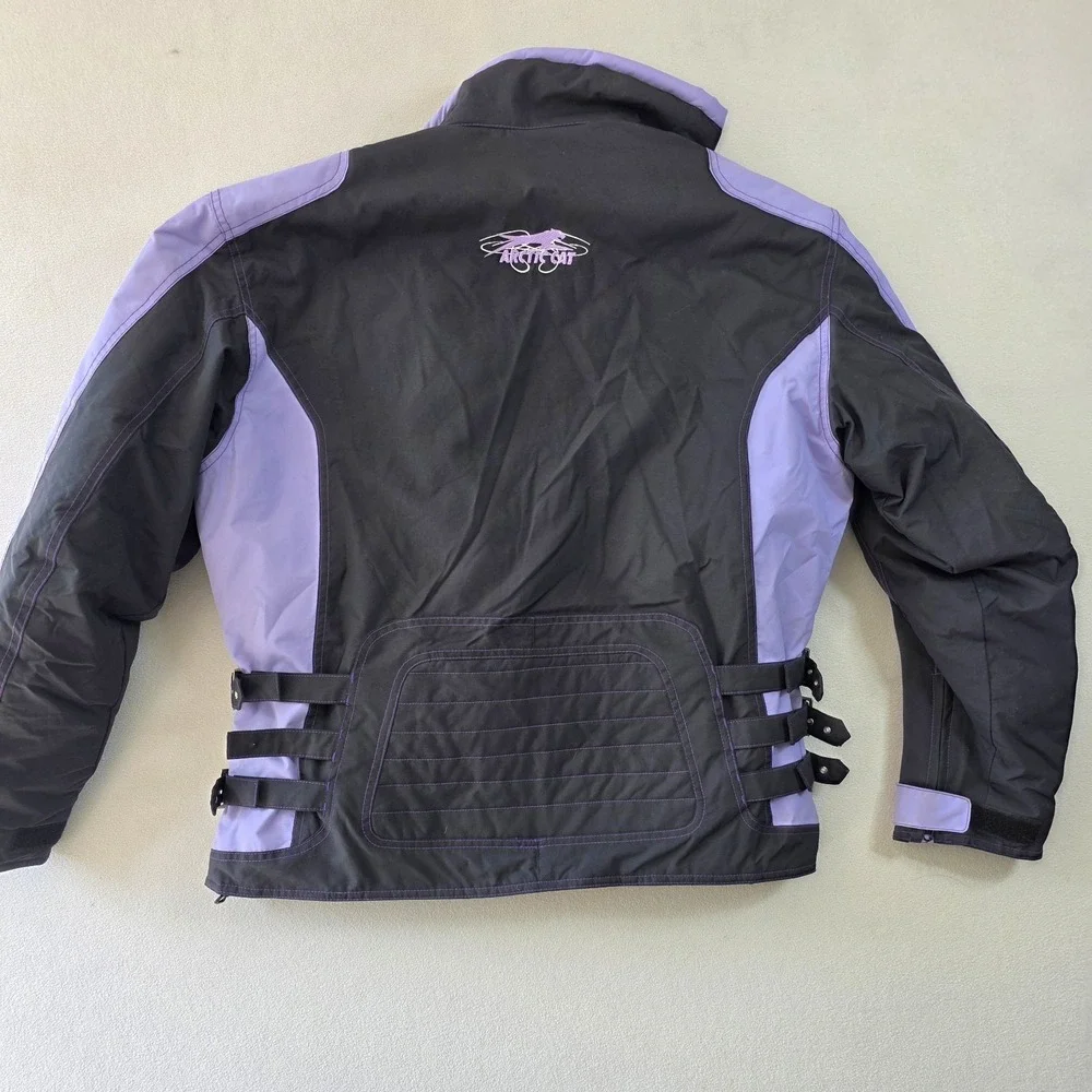Large- ARTIC CAT ARTICWEAR CATWALK PURPLE/BLACK SNOWMOBILE SKI JACKET WOMENS